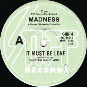 Madness - It Must Be Love (7", Single, Australia)