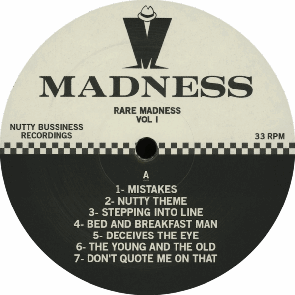 Madness - Rare Madness, Singles, B Sides, Demos, Live And Other Nutty Stuff Vol. 1 (LP,Compilation,Unofficial Release, Italy) - Image 3